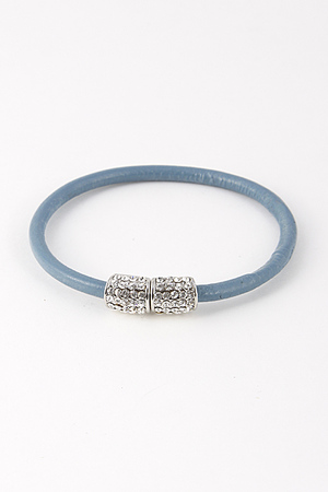 Rhinestone Crusted Magnetic End Bracelet 5ACC6